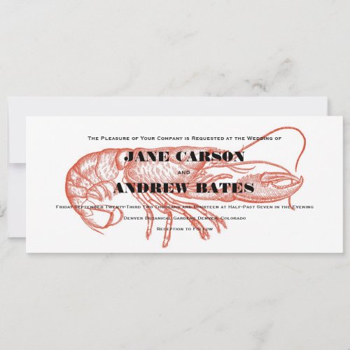 Lobster Invitation