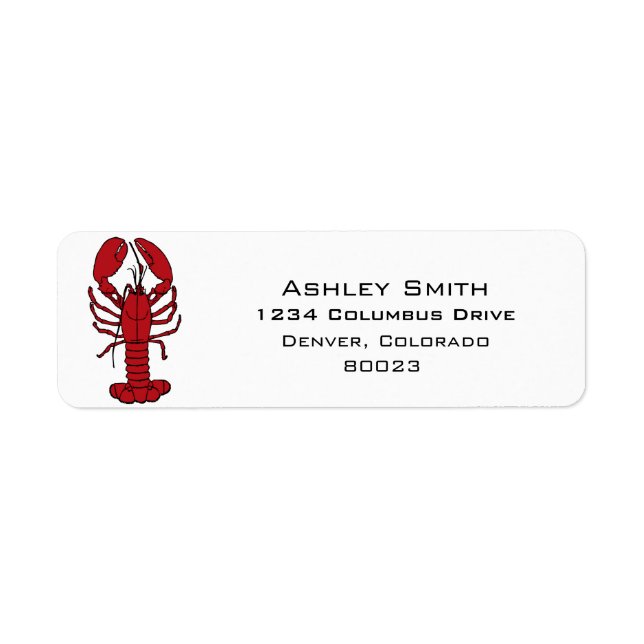 lobster is red label (Front)