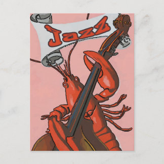 Lobster Jazz Postcard