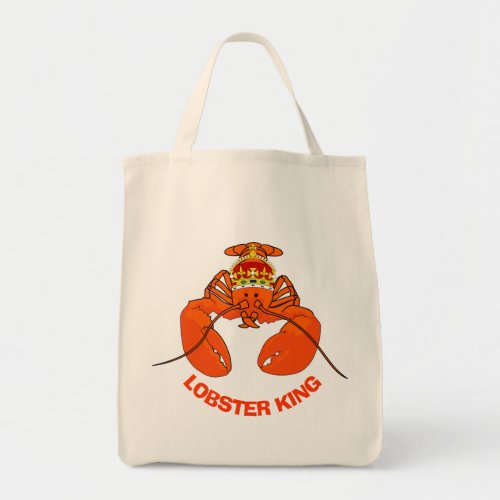 Lobster King Tote Bag