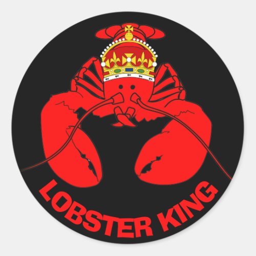 Lobster Kings Classic Round Sticker