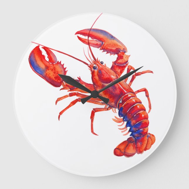 Lobster Large Clock (Front)