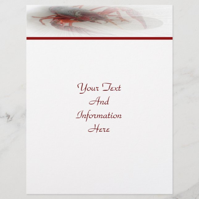 Lobster Letterhead (Front)