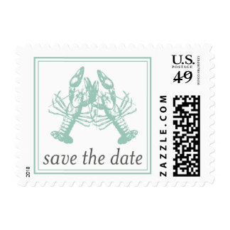 Lobster Love Save the Date Stamp