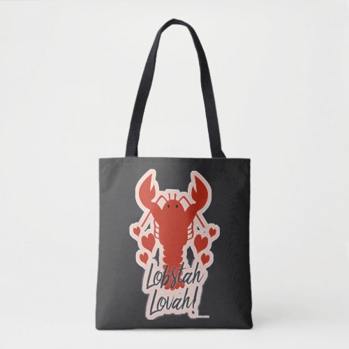 Lobster Lover Fun New England Accent Toon Tote Bag