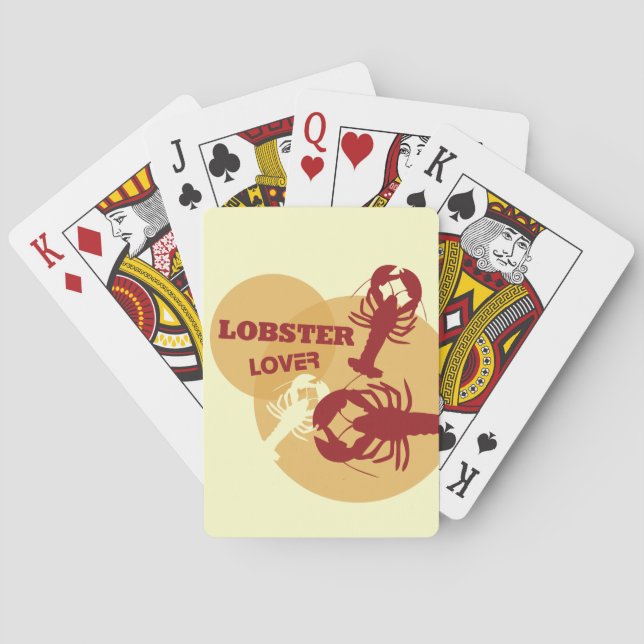 Lobster Lover Poker Cards (Back)