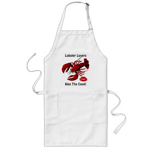 Lobster Lovers Kiss the Cook Apron