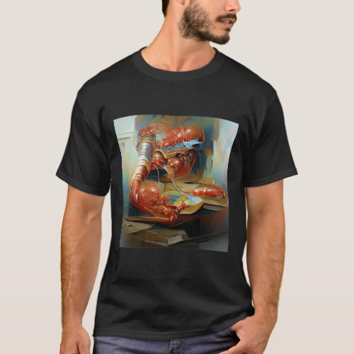 Lobster Meal AI Generated T_Shirt