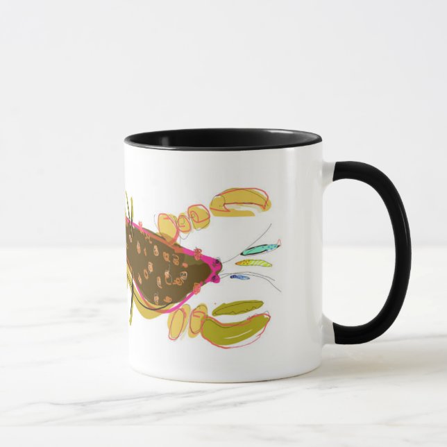 Lobster & Minnows 11 oz Mug (Right)