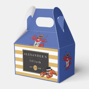 Lobster Mobster Funny Gangster Godfather Favor Boxes
