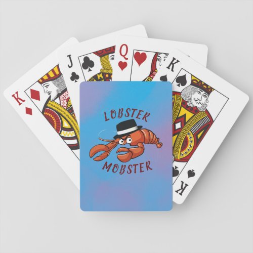 Lobster Mobster Funny Gangster Great Gag Gift  Playing Cards