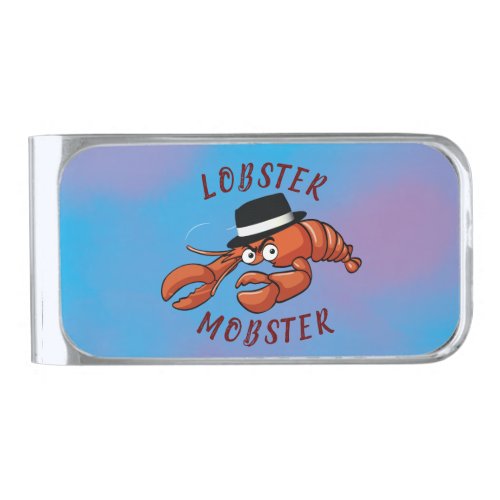 Lobster Mobster Funny Gangster Great Gag Gift  Silver Finish Money Clip