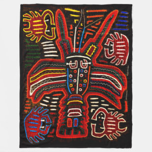 Lobster Mola makes a colorful blanket