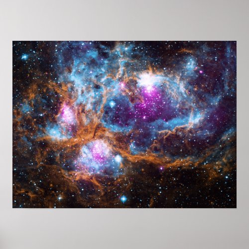 Lobster Nebula _ Cosmic Winter Wonderland Poster