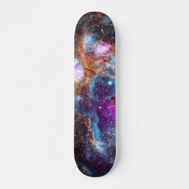 Lobster Nebula - Cosmic Winter Wonderland Skateboard (Front)