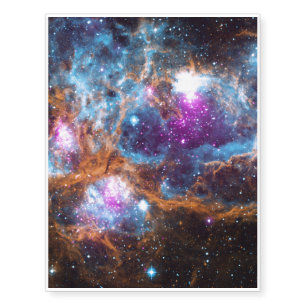 Lobster Nebula - Cosmic Winter Wonderland Temporary Tattoos