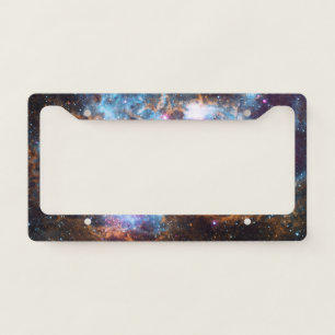 Lobster Nebula License Plate Frame