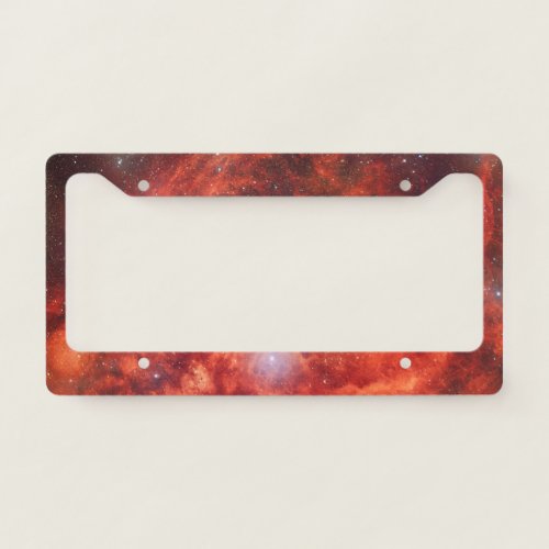 Lobster Nebula License Plate Frame