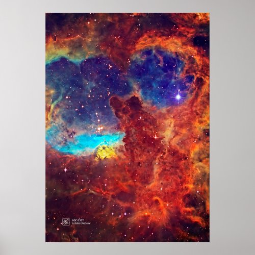 Lobster Nebula NGC 6357 Poster