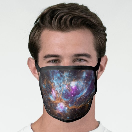 Lobster Nebula Space Face Mask (Worn Him)