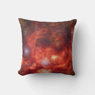 Lobster Nebula Throw Pillow