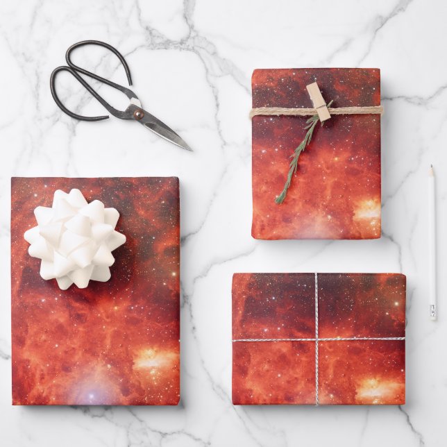 Lobster Nebula Wrapping Paper Sheets (Front)