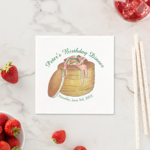 Lobster Newburg Newberg Seafood Dish Dinner Party Napkins