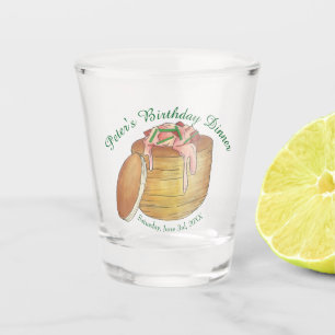 Lobster Newburg Newberg Seafood Dish Dinner Party Shot Glass