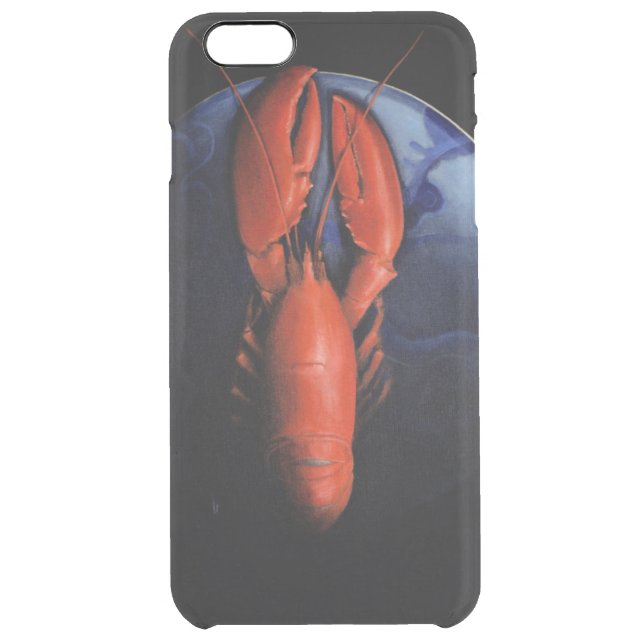 Lobster on Tiffany Plate Uncommon iPhone Case (Back)