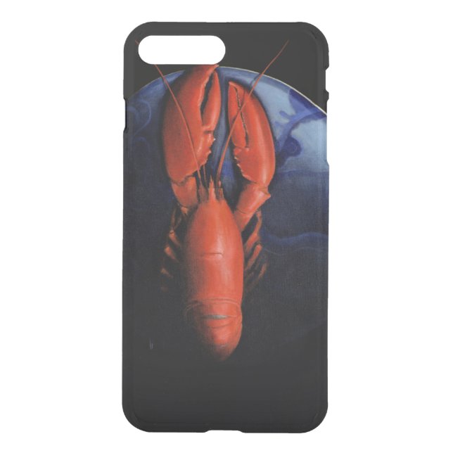 Lobster on Tiffany Plate Uncommon iPhone Case (Back)