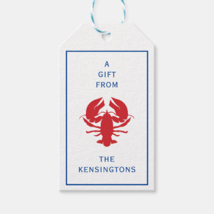 Lobster Personalized Gift Tags