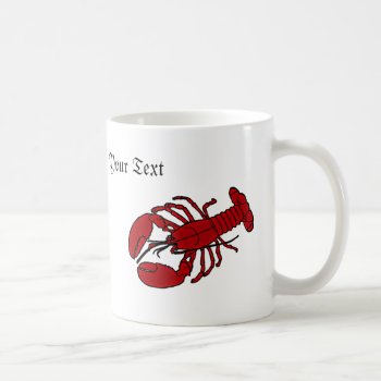 Lobster Personalized Mug by Heard_ at Zazzle