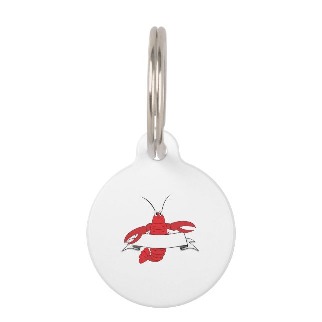 Lobster Pet ID Tag (Front)