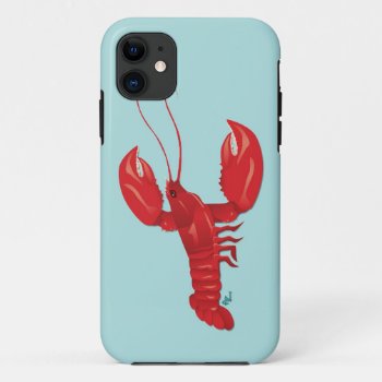Lobster Phone Case by flopsock at Zazzle