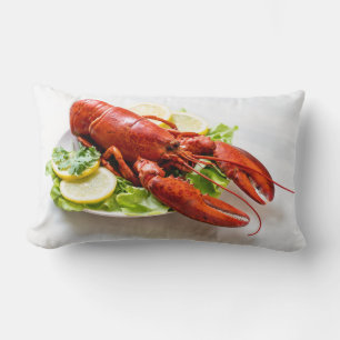 Lobster Photo Lumbar Pillow