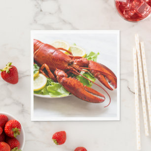 Lobster Photo Napkins