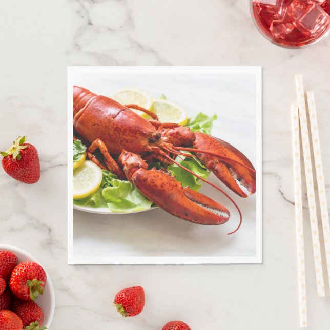 Lobster Photo Napkins (Insitu)