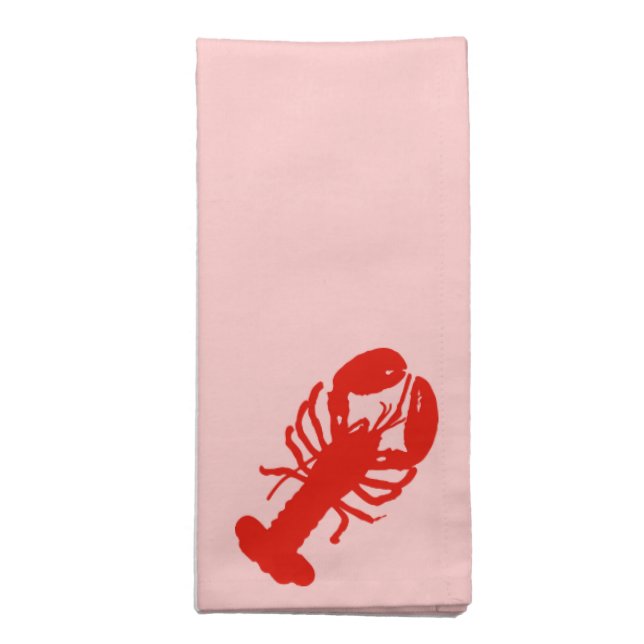 Lobster Pink Napkin (Folded)