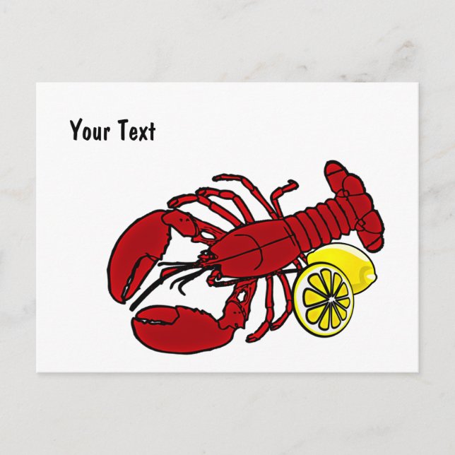 Lobster Postcard - Maine Lobster Postcard (Front)
