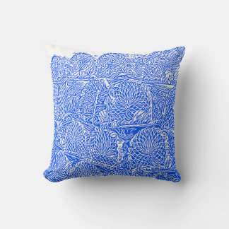 Lobster Pot Illustration - Light Reverse  Throw Pillow