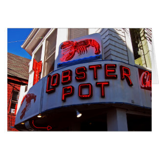 Lobster Pot Neon Sign Cards