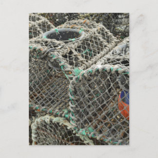 Lobster pots postcard