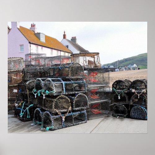 Lobster pots poster