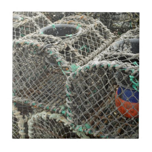 Lobster pots tile