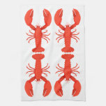 Lobster Quartet Kitchen Towel at Zazzle