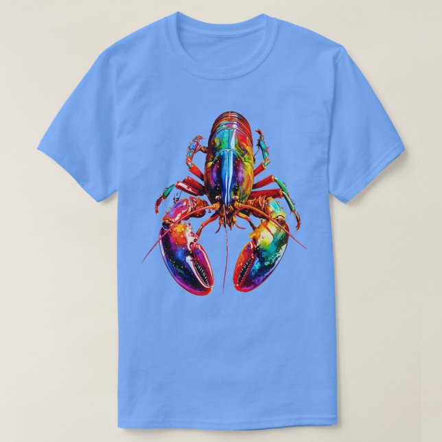 Lobster Rainbow TShirt (Design Front)