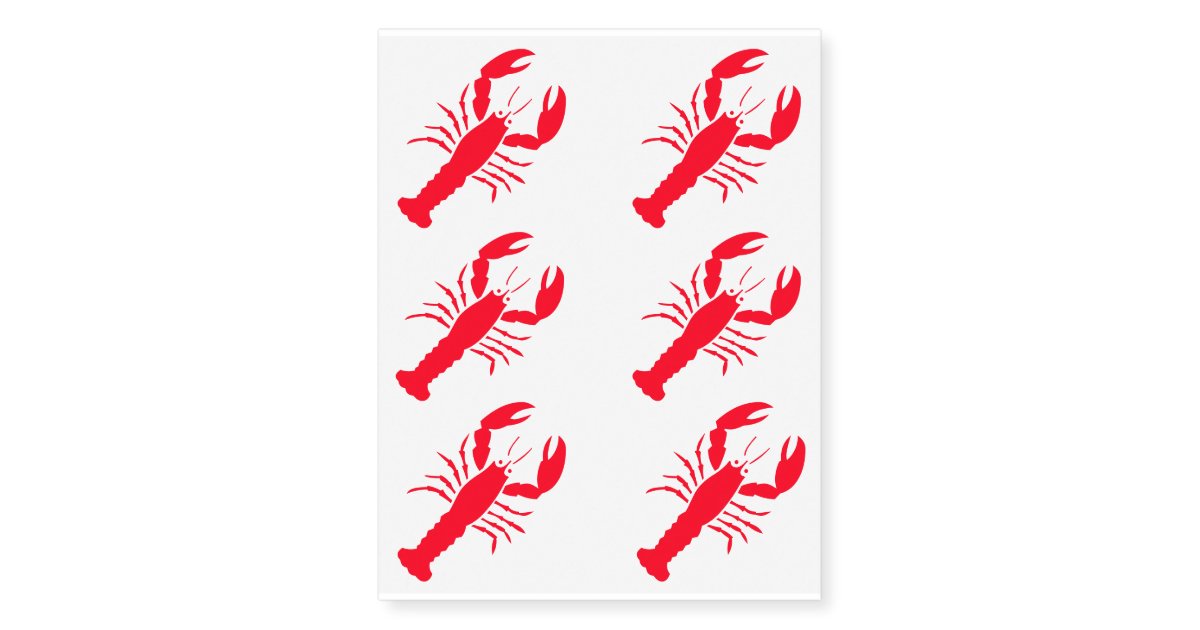 printable lobster stencil