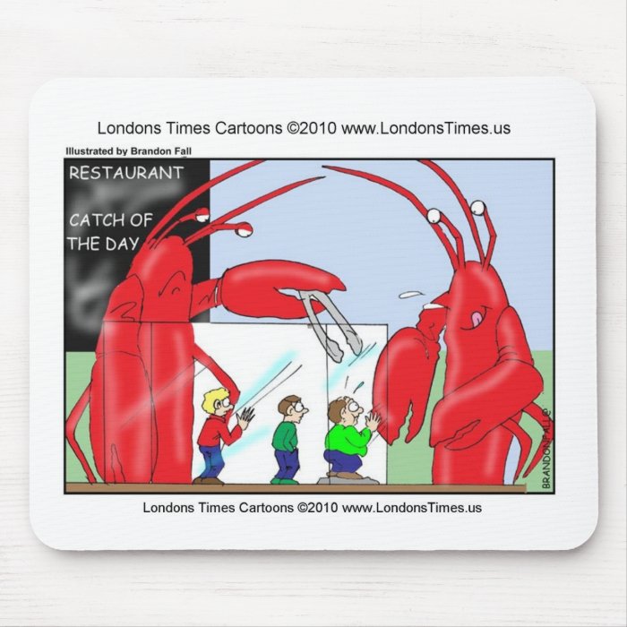 Lobster Restaurant Funny Tees Mugs & Gifts Mousepads