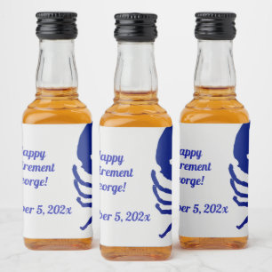 Lobster Retirement Favors Bottle Labels