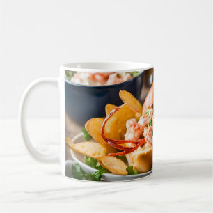 Lobster Roll And Potato Chips Coffee Mug